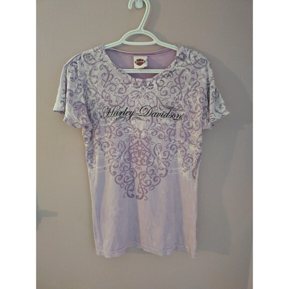 Harley Davidson Sturgis Light Purple T-shirt Women's Size Small - Picture 2 of 10